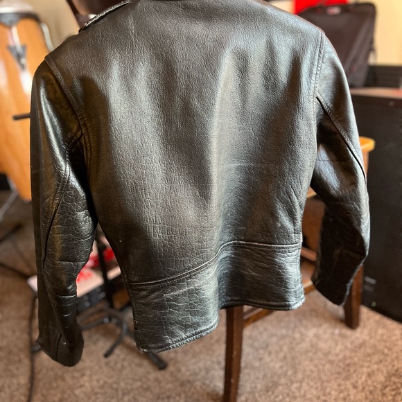 Straight to Hell - The offender - REAL Buffalo Leather Jacket RARE Discontinued - Picture 5 of 16